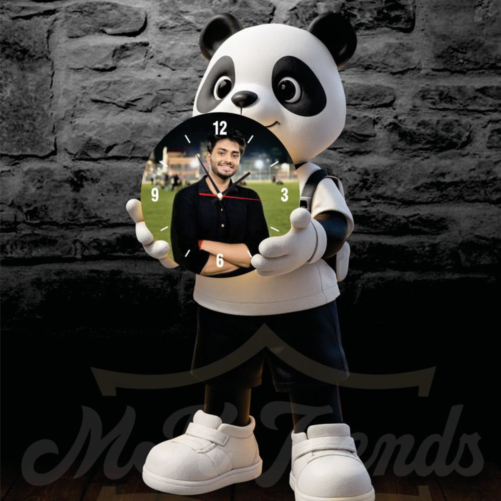 CUSTUMIZE TEADY BEAR WALL WATCH